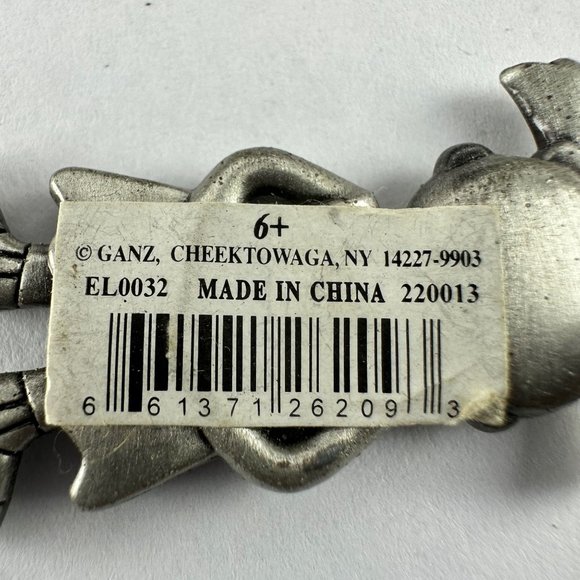 Ganz Silver Tone Charm Pendant Little Girl "O" Monogram Initial Letter - Picture 3 of 3